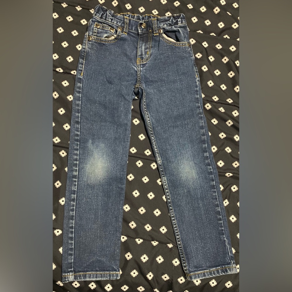 💰2/$10 Kids Denim Blue Jeans - size 6R